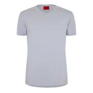 Hugo Mens Plain V Neck / Medium Grey
